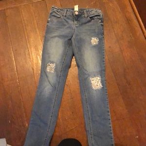 Girls justice skinny jeans